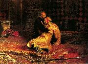 Ilya Repin Ivan the Terrible and his son Ivan on Friday, November 16 USA oil painting artist